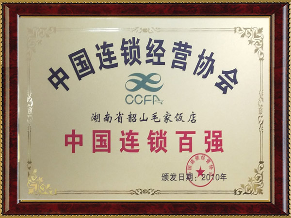 2010年度中国连锁百强